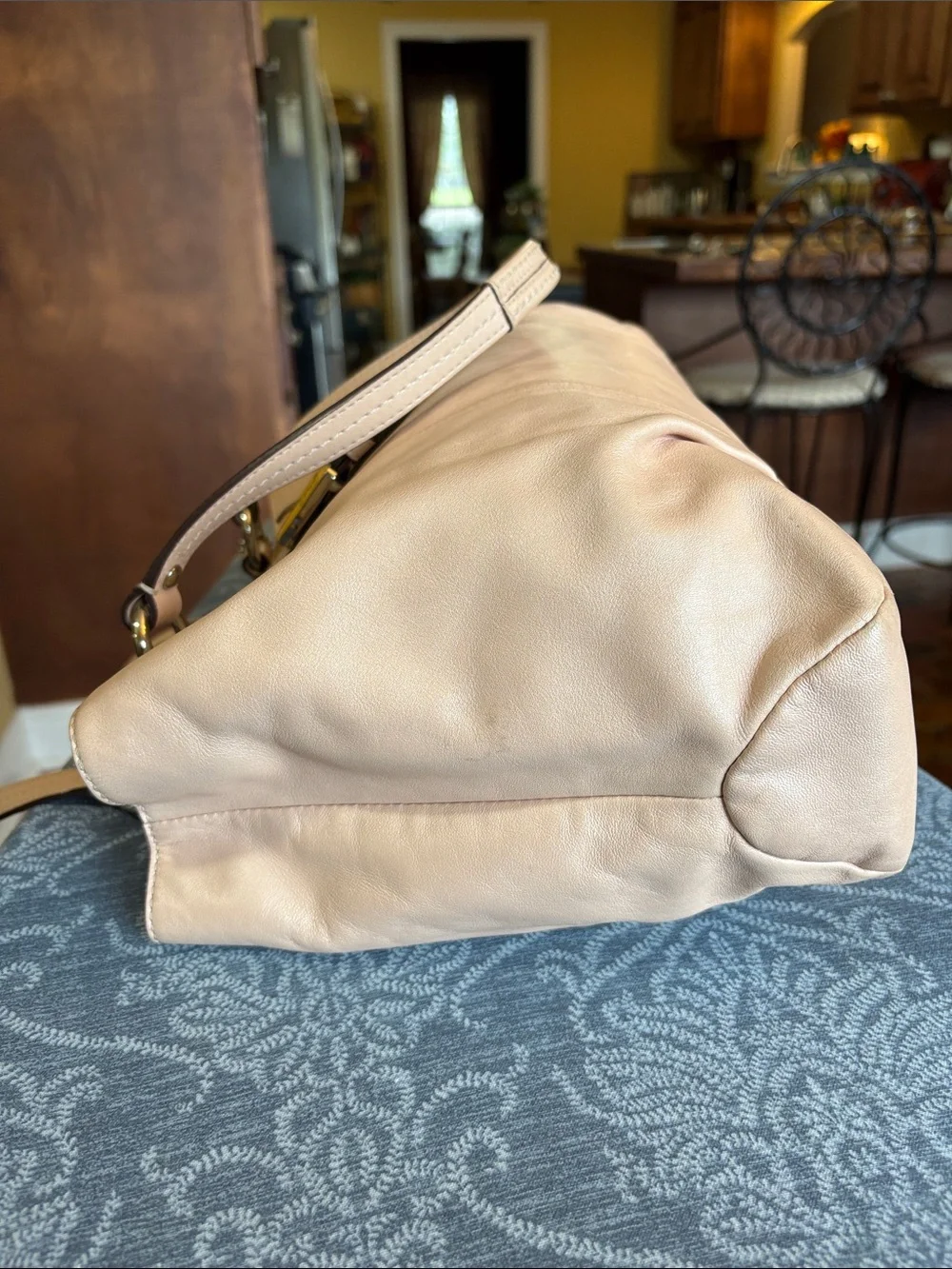COACH Soho Leather Tote SHELL PINK/PEACH Bag Purse